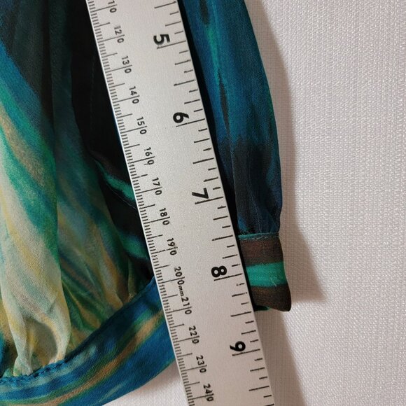 Worthington Womens Top Size Small Cowl Neck Cold Shoulder Sleeves - Picture 9 of 14